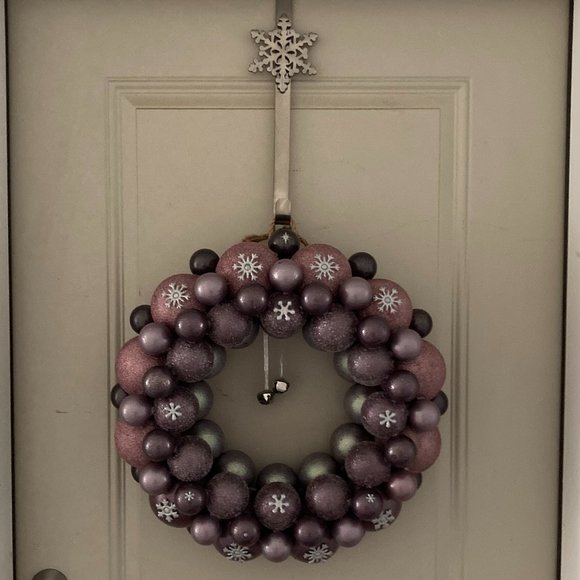 NEW! Hand Crafted Bling Snowflake Wreath 22'' - Picture 11 of 14